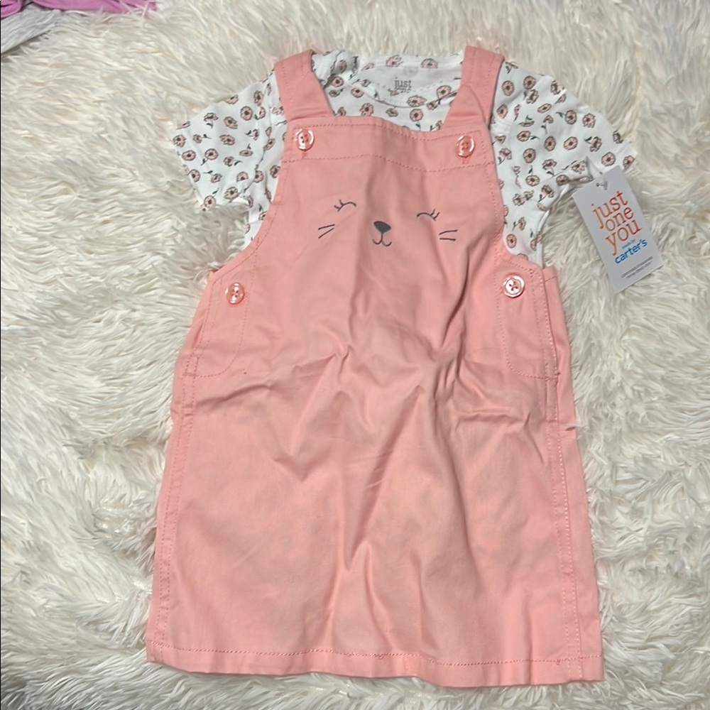 Carter's Pink Kids Overall Dress